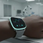 Interface Fitbit e ferramentas de Google AI health em destaque no evento The Check Up 2026 sobre inovação em saúde.